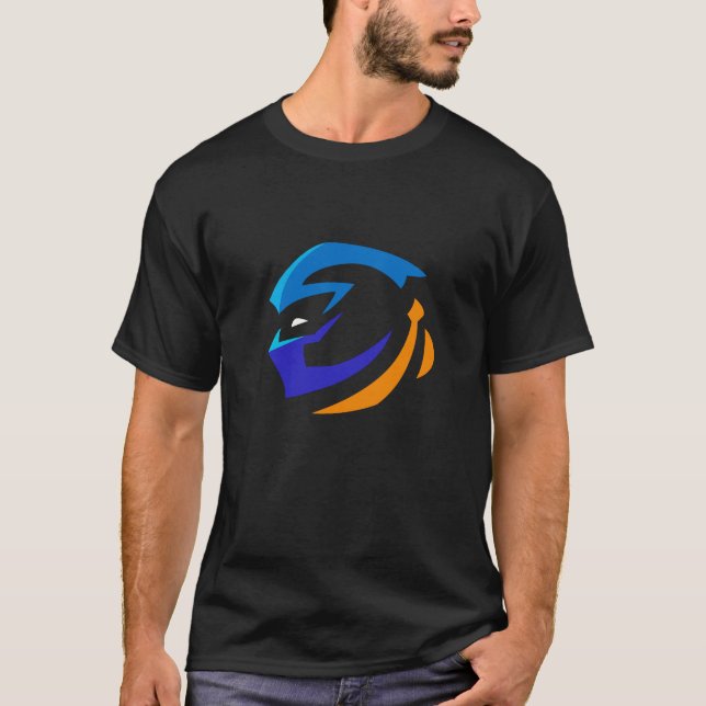 Camiseta guerreiro ninja mínimo no peito  (Frente)