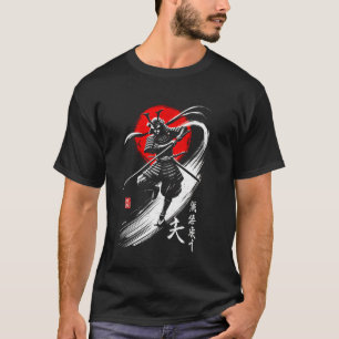 Camiseta Guerreiro Ninja Samurai Japonês Japão Homens Mulhe