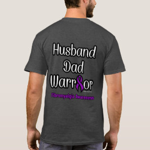 Camiseta Guerreiro Pai Marido...Fibro T-Shirt
