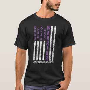 Camiseta Guerreiro Púrpura para a Consciência de Mulheres e