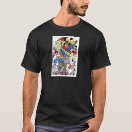Camiseta Guerreiro Samurai com Desenho de Tatuagem de Lança