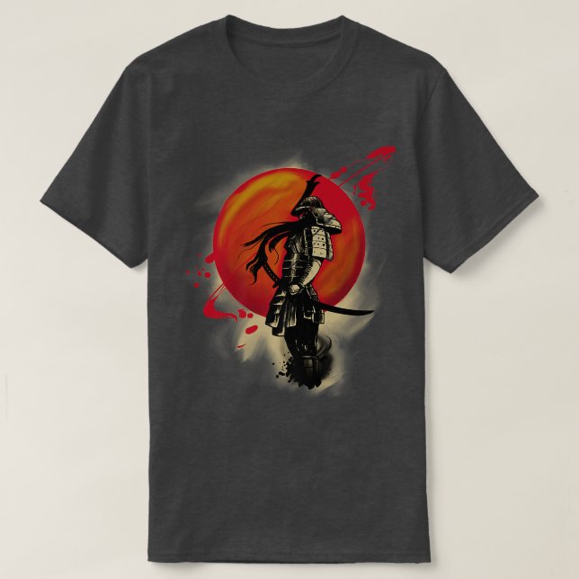 Camiseta Guerreiro Samurai Japão 1366 (Frente do Design)