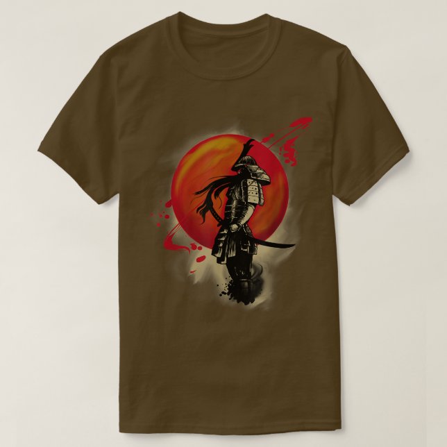 Camiseta Guerreiro Samurai Japão 1369 (Frente do Design)
