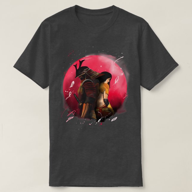 Camiseta Guerreiro Samurai Japão Premium (Frente do Design)