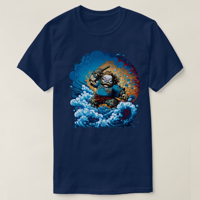 Camiseta Guerreiro Samurai Japonês (Frente do Design)