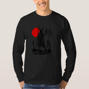 Camiseta Guerreiro Samurai Japonês Homens Mulheres Japão Es