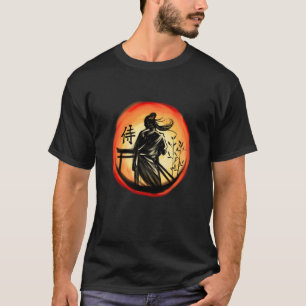 Camiseta Guerreiro Samurai Japonês Lone Bushido Warrior