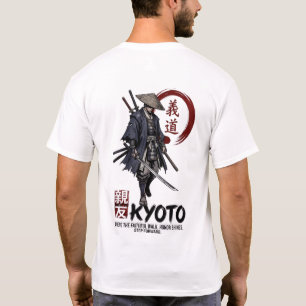 Camiseta Guerreiro Samurai Ronin Japonês Arte Bushido de Ky