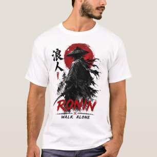 Camiseta Guerreiro Samurai Ronin Japonês – Caminhar Sozinho