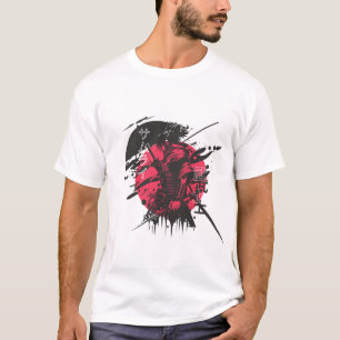 Camiseta Guerreiro Samurai Vermelho – Poderosa Arte do Espí