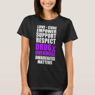 Camiseta Guerreiro Sobrevivente Consciente da Sobredose de