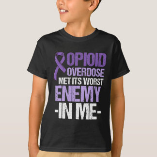 Camiseta Guerreiro Sobrevivente Consciente de Sobredose de