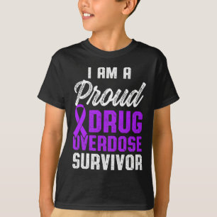 Camiseta Guerreiro Sobrevivente Consciente de Sobredose de