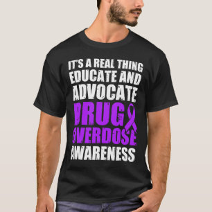 Camiseta Guerreiro Sobrevivente Consciente de Sobredose de