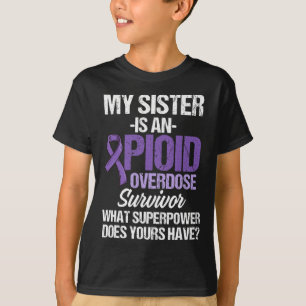 Camiseta Guerreiro Sobrevivente Consciente de Sobredose de