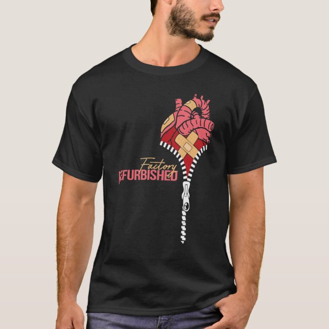 Camiseta Guerreiro Sobrevivente de Cirurgia Cardíaca Reprim (Frente)