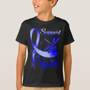 Camiseta Guerreiro Suporta Dragonfly Torre Alopecia Consciê