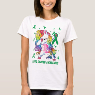 Camiseta guerreiro unicórnio câncer de figado