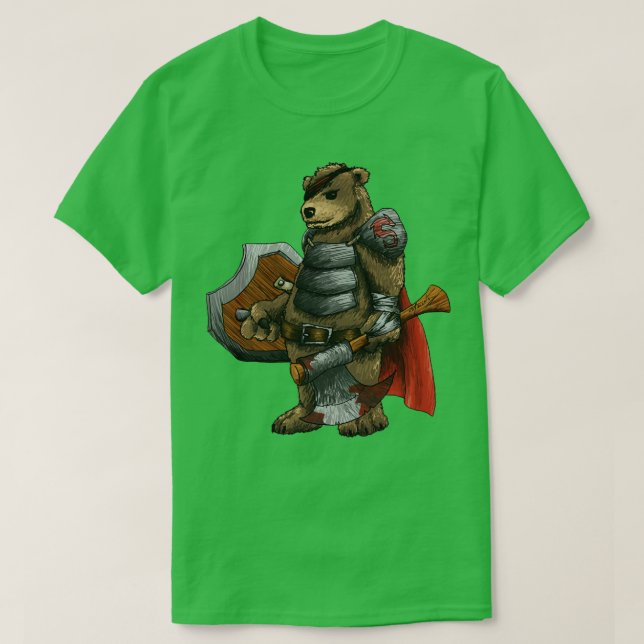 Camiseta Guerreiro Urso (Frente do Design)