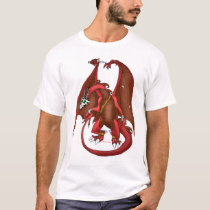 Camiseta Guerreiro vermelho do dragão