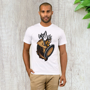 Camiseta Guerreiro Viking Bárbaro Nórdico com Machado