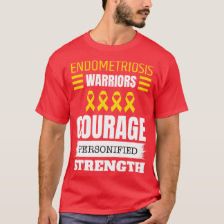 Camiseta Guerreiros da endometriose coragem força personifi