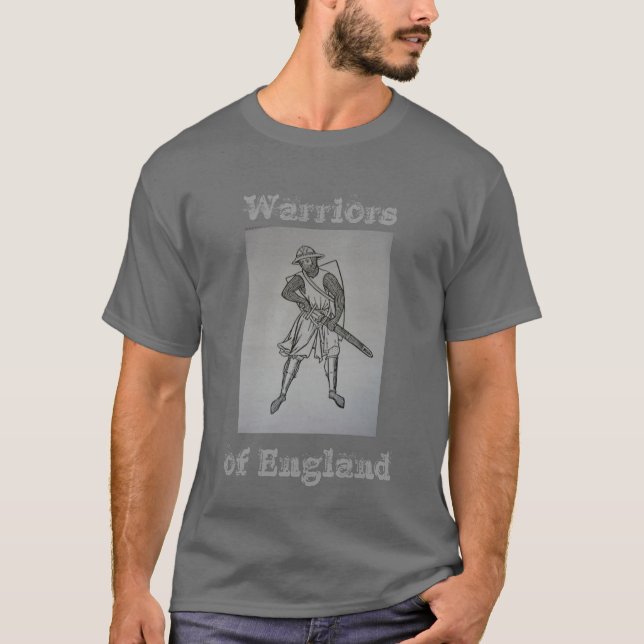 Camiseta Guerreiros, de Inglaterra (Frente)
