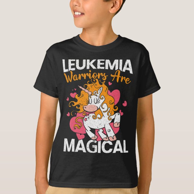 Camiseta Guerreiros de Leucemia São Leucemia Magna Unicórni (Frente)