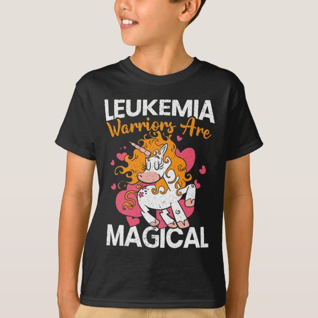 Camiseta Guerreiros de Leucemia São Leucemia Magna Unicórni (Frente)