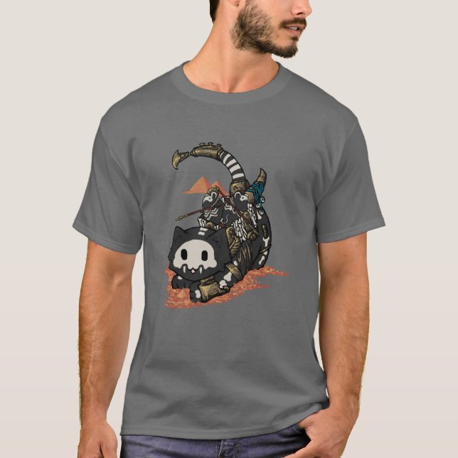 Camiseta Guerreiros e Gatinhos de Rato Bonito (Frente)