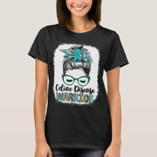 Camiseta Guerrera da Doença Celíaca Coque Desgrenhado