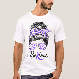 Camiseta Guerreriro do Cabelo Desgrenhado da Conscientizaçã