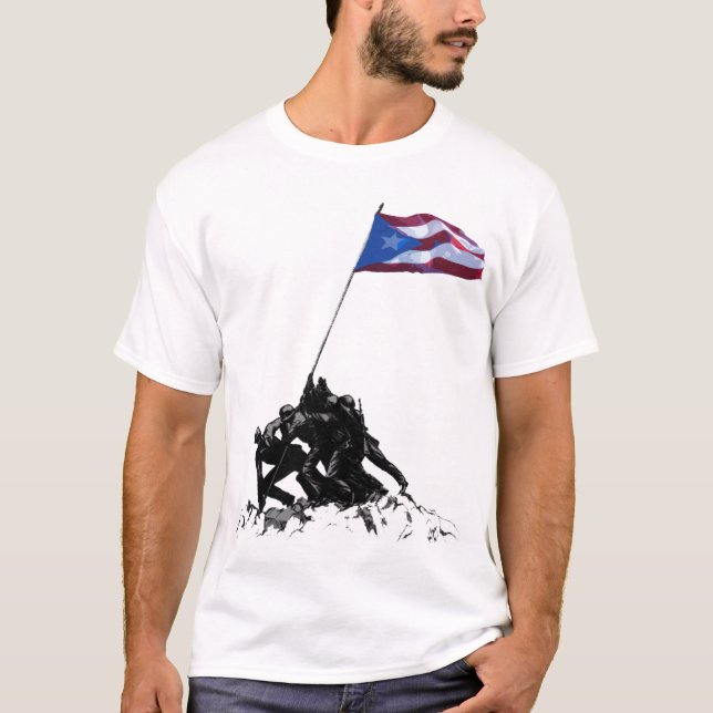 Camiseta Guerrero-Boricua (Frente)