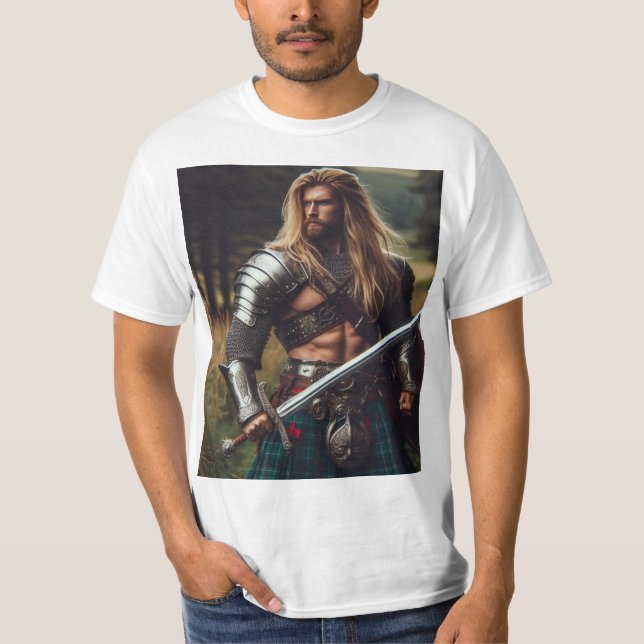 Camiseta Guerrero con temática celta (Frente)