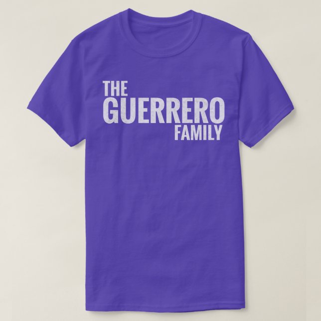 Camiseta Guerrero Family Guerrero Sobrenome Guerrero (Frente do Design)