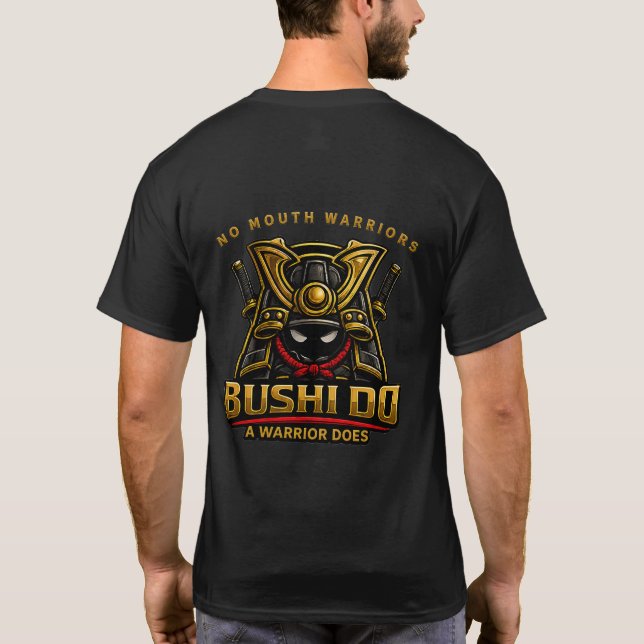 Camiseta Guerreros Sem Boca Bushi Do (Verso)