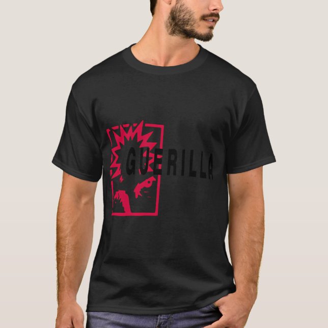 Camiseta Guerrilha (Rosto Vermelho) (Frente)