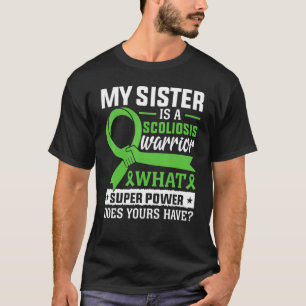 Camiseta Guerrilheiros da Escoliose Lesão nas Costas Irmão 