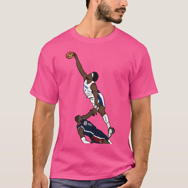 Camiseta Guerschon Yabusele Dunks Em Lebron (Frente)