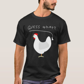 Camiseta Guess what chicken butt farmers