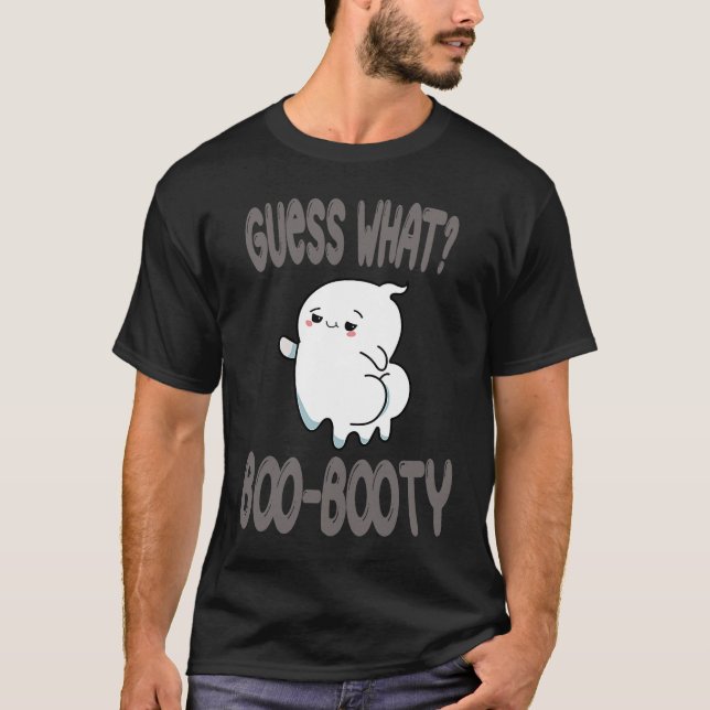 Camiseta Guess What Ghost Butt halloween  boo costume (Frente)
