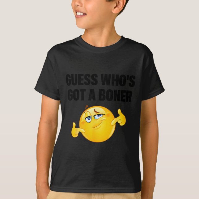 Camiseta Guess Who's Got A Cheeky Joke Sarcastic Adult  (Frente)