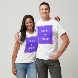 Camiseta Guest de Honra Roxo Personalizado