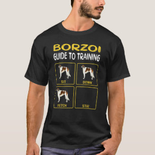 Camiseta Guia Borzoi Para Treinamento De Obediência Canina