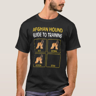 Camiseta Guia De Caça Afegão Para Treinar Obediência De Cãe