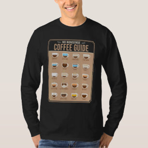 Camiseta Guia De Café Barista Cappuccino Eu Bebo Muito C