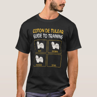 Camiseta Guia De Coton De Tulear Para Treinar Obediência De