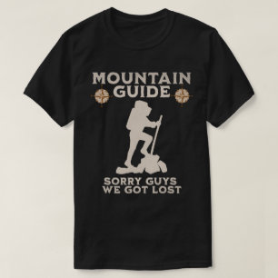 Camiseta Guia de Montanha Engraçado