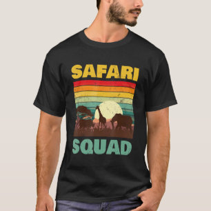 Camiseta Guia de Safari Squat Quênia Tanzânia Namíbia Afr