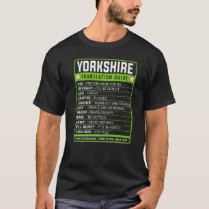 Camiseta Guia de Tradução de Gírias de Yorkshire Orgulhoso